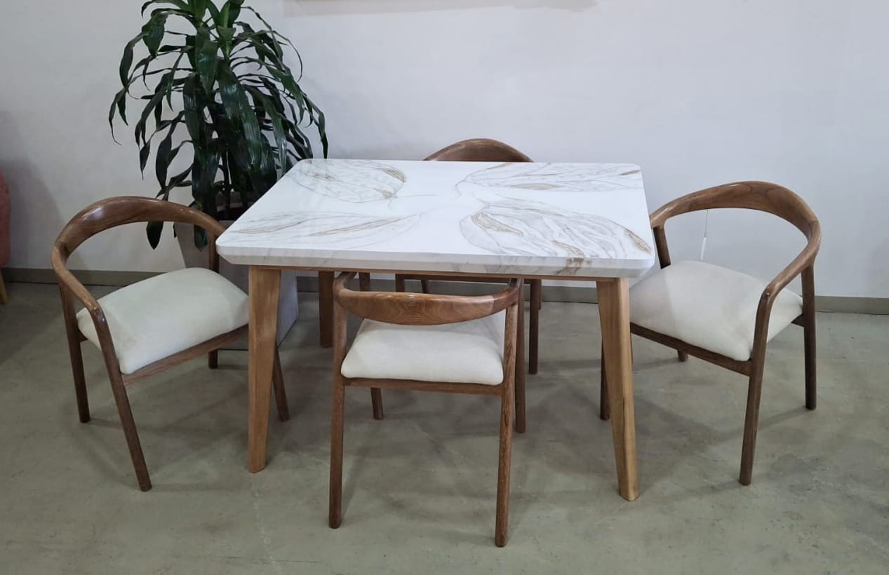 Comedor Zenzza 4p. Marmolizado