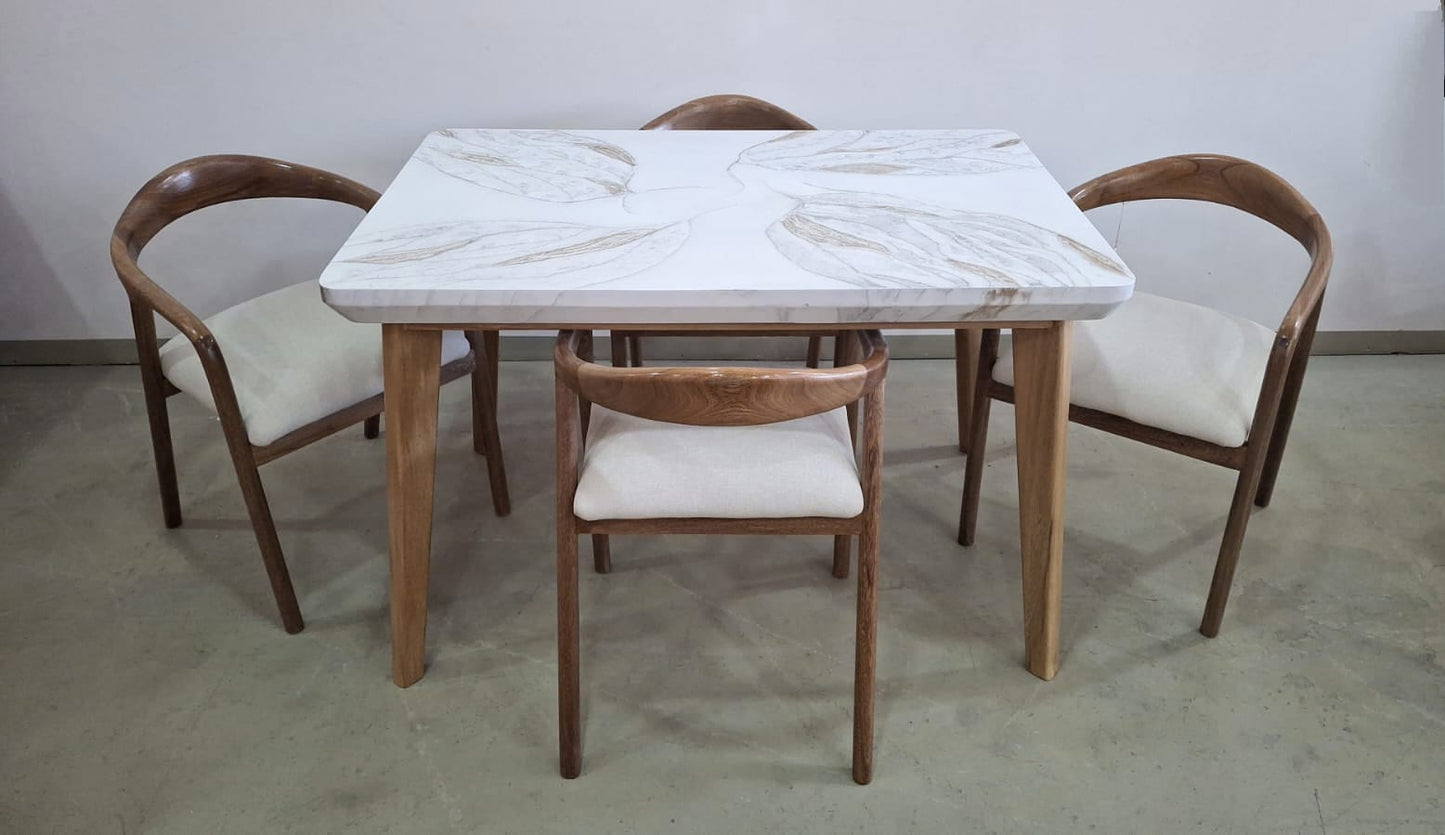 Comedor Zenzza 4p. Marmolizado